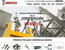 Tablet Screenshot of imdico.com